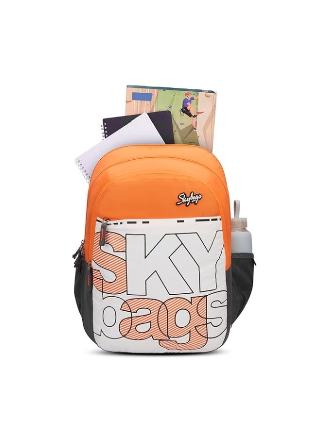 سكاي باجز Skybags Peeps RC School Bag for Kids with Raincover, Backpack for Boys & Girls with 3 Compartments, Air Mesh Back & Built-to-Last Straps | Backpack for Women & Kids - Image 2